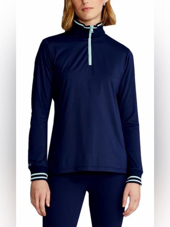 Polo Ralph Lauren Sweaters - Polo Golf Ralph Lauren Extreme Jersey French Navy Womens Golf Pullover Top Large